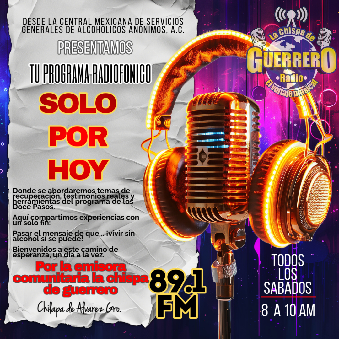 AA programa flyer
